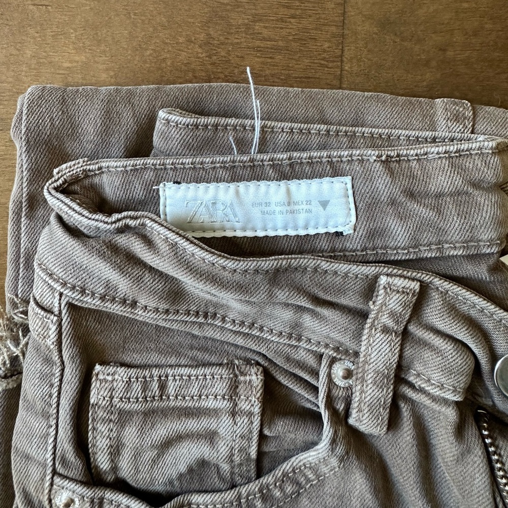 Zara High-Rise Ankle Skinny Jeans